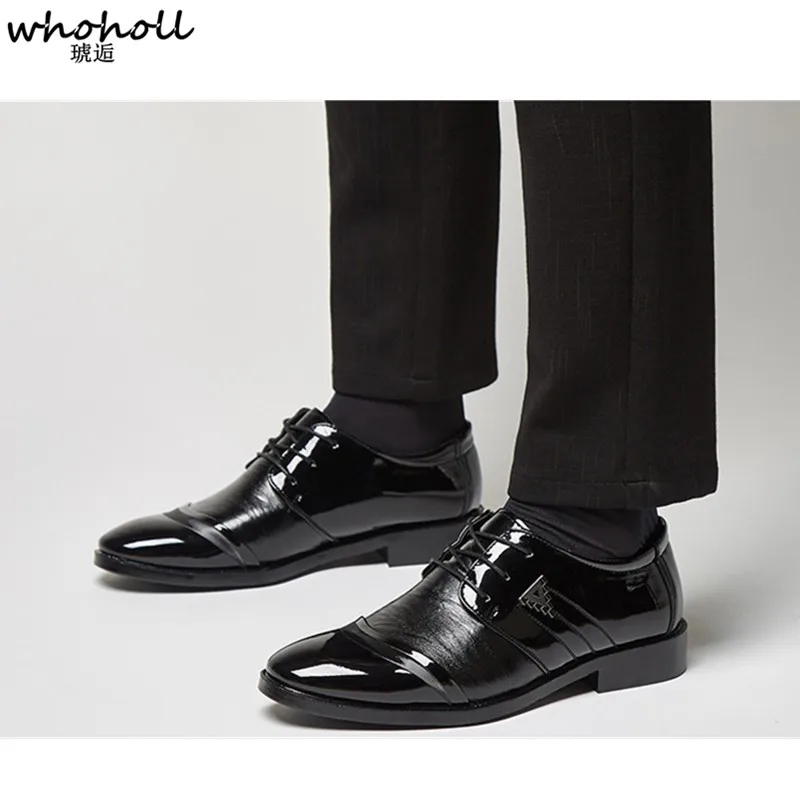 

WHOHOLL Oxford Shoes for Men Shoes Wedding Dress Office Shoes Business Formal Classic Shoes Men Sapato Social Masculino