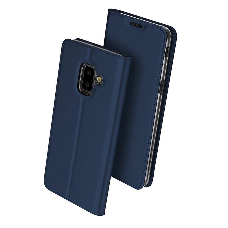 Для samsung Galaxy J6 Plus чехол-кошелек DUX DUCIS Coque для J4 кожаный флип-чехол Smasung PlusPhone чехлы |