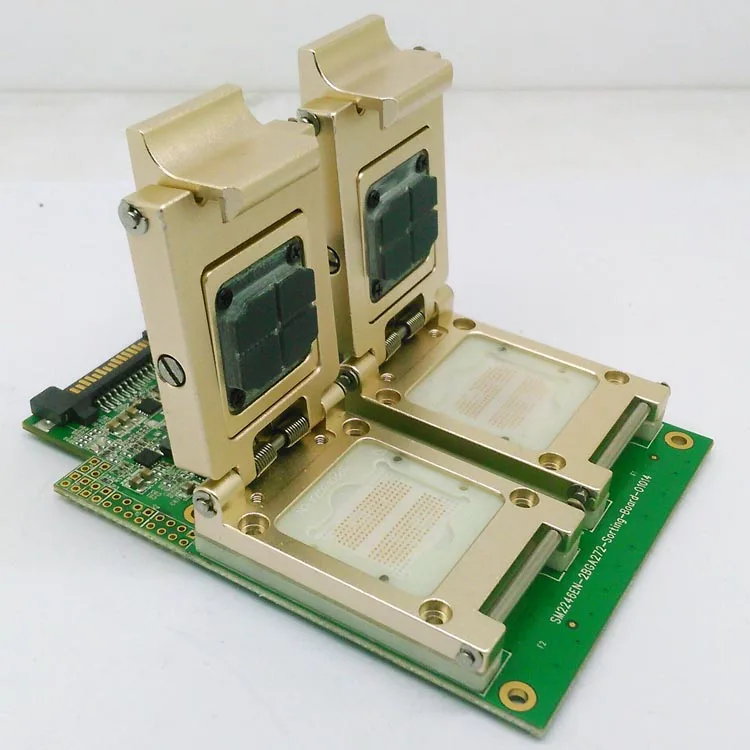 BGA272 сплав раскладушка Pogopin тестовый прибор SSD Flash тестовое решение SM2246EN два в