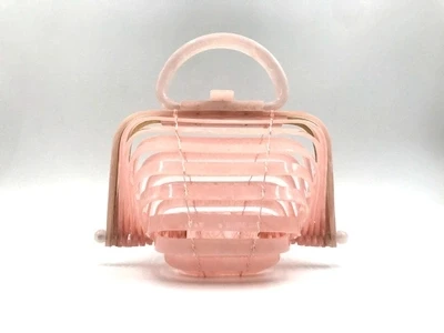 Новинка 2018 Пляжная акриловая сумка дамская популярные сумочки ажурная полумесяц