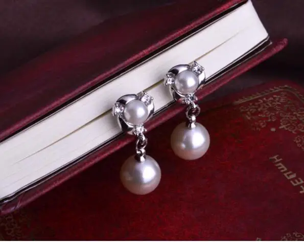 Женские серьги с искусственным жемчугом ed 0293 лидер продаж сережки ювелирные