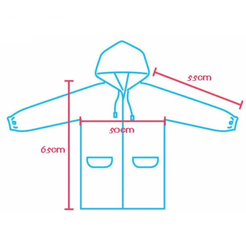 Милый мультфильм животных Стиль Водонепроницаемый Детский дождевик для детский