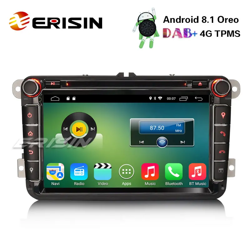 Erisin ES3315V 8 &quotАвтомобильный dvd плеер Android 1 автомобильный радиоприемник DAB + 4G gps для