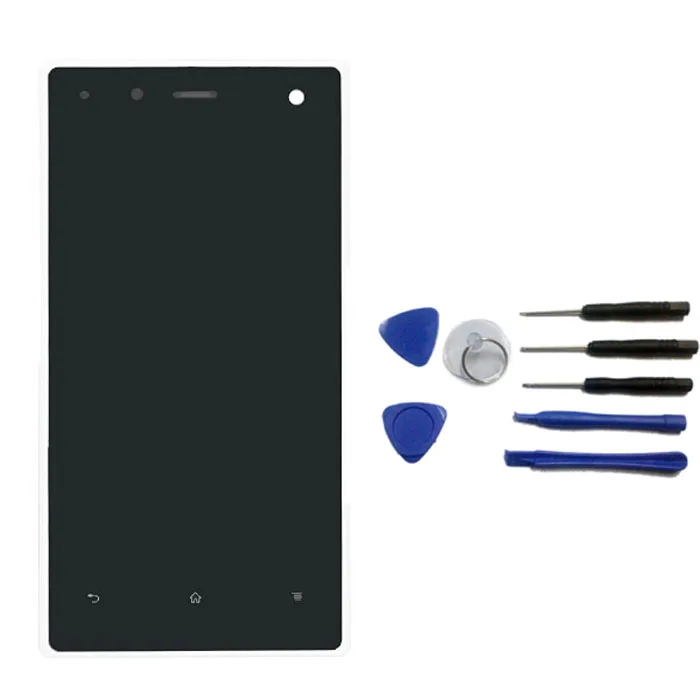 Белый для sony Ericsson Xperia Acro S LT26W ЖК-дисплей Дисплей Сенсорный экран с планшета и