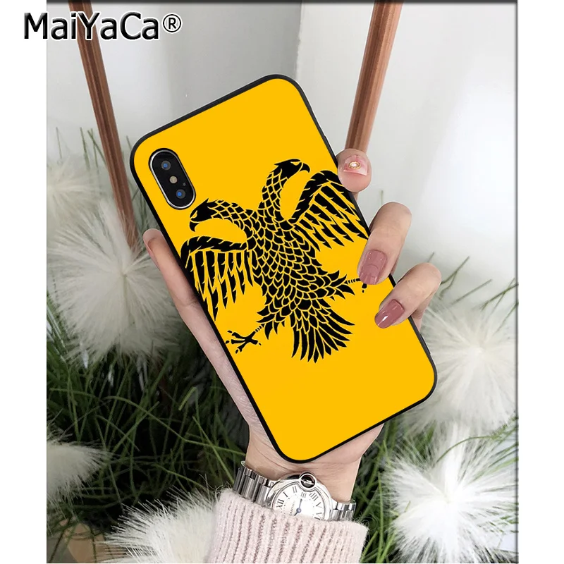 Мягкий силиконовый чехол для телефона MaiYaCa Armenia Albania с флагом России из ТПУ iPhone 5 5Sx