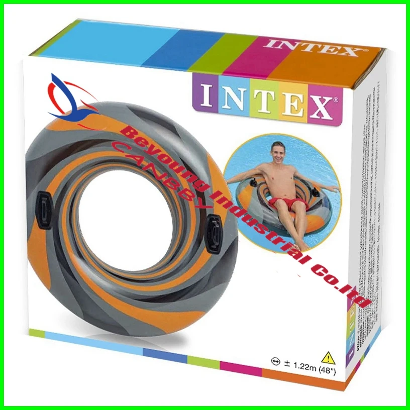 122 см Intex вихревая трубка для плавания взрослых надувное кольцо бассейна с