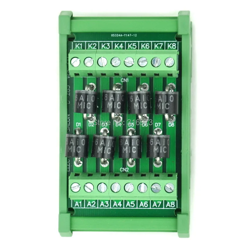 DIN рейка 6 А 1000 в 8 индивидуальных диодных модулей 6A10.|rail mount|rail dindiode 10 amp |