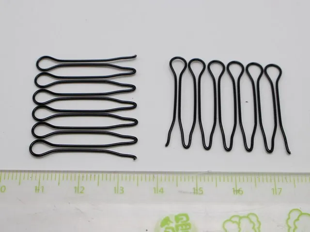 20 шт. черная бахрома невидимая заколка для волос повязка на голову пин-ап 3 см |