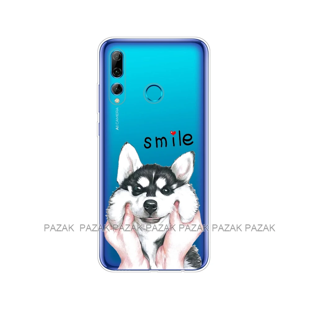 Чехол для телефона Huawei P Smart PLUS 2019 силиконовый мягкий чехол из ТПУ бампер PSmart