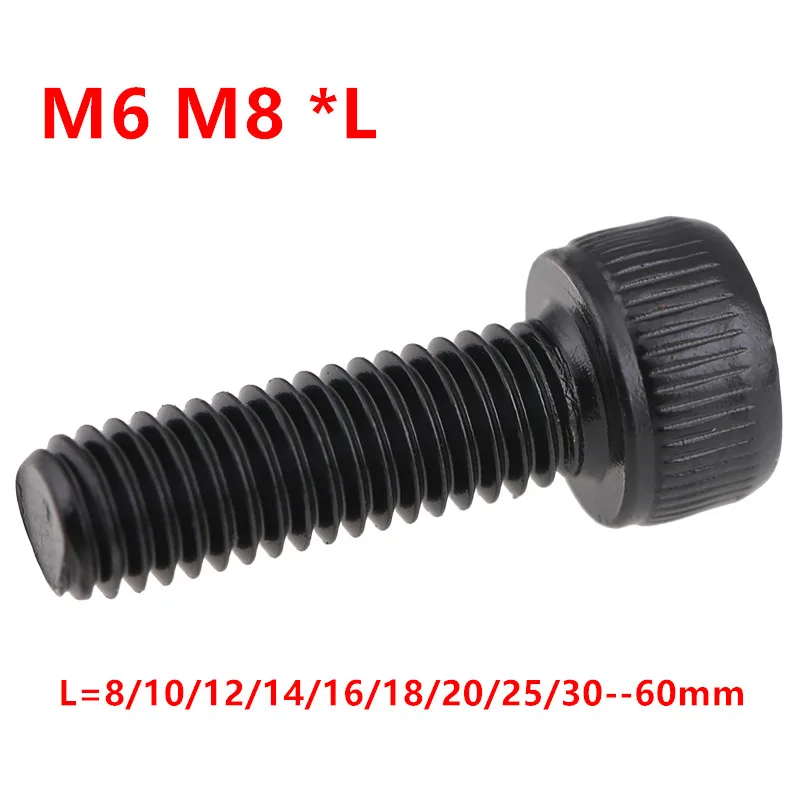 

10pc DIN912 M6 M8*8/10/12/14/16/18/20/25/30/40 grade 12.9 Black Alloy Steel Hexagon Socket Screw Hex Head Cup Screw Screws Bolts