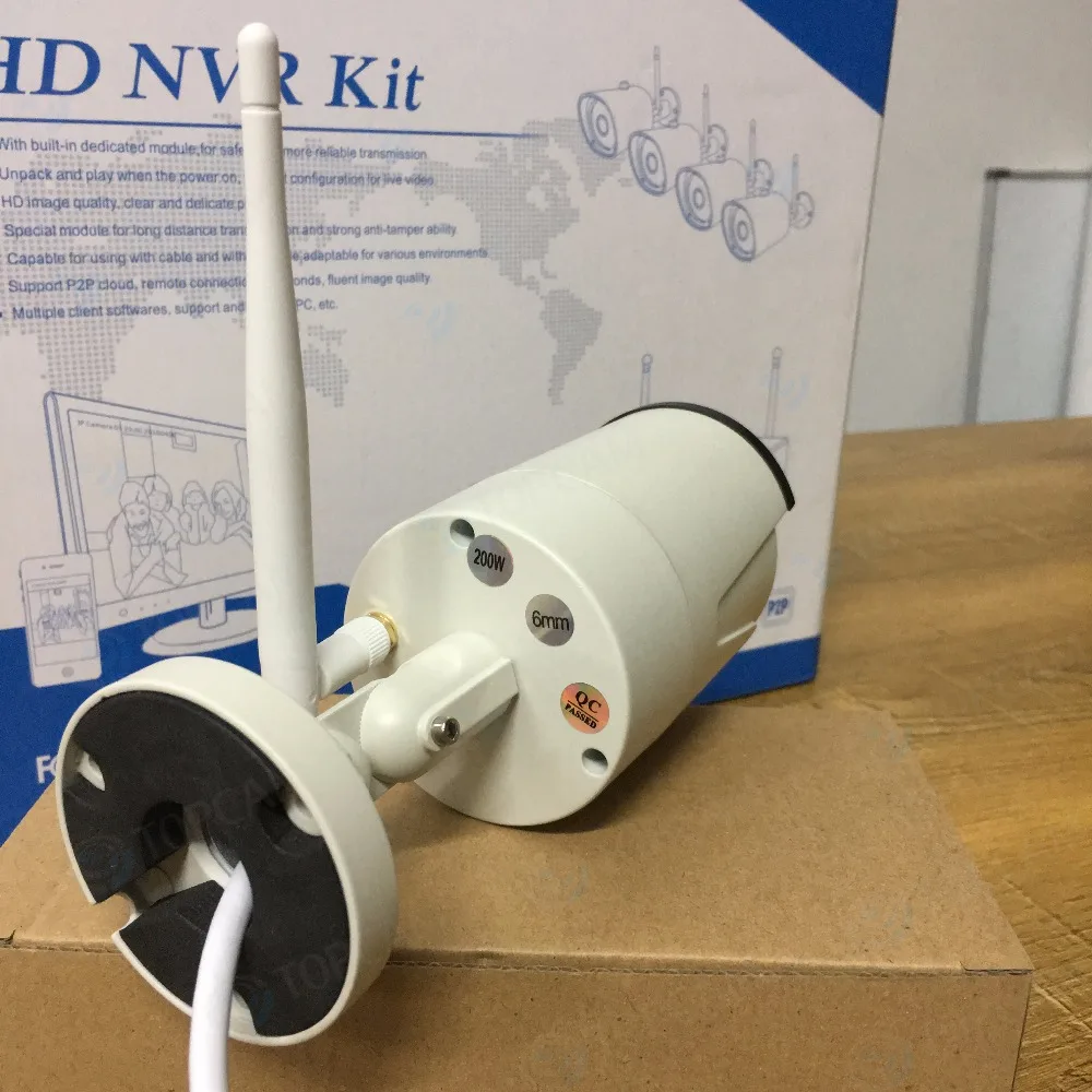 IP-камера наружного видеонаблюдения TOPCAM 4 канала 960P HD ИК ночное видение |