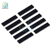 10pcs 1x15 15pin 2 54mm pitch pcb female pin header connector straight single row