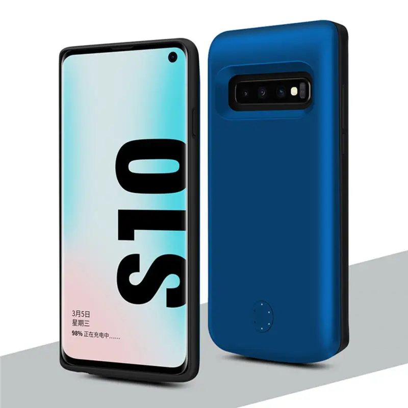 Чехол для Samsung Galaxy S10 Plus зарядное устройство смарт 6000 мАч внешний аккумулятор