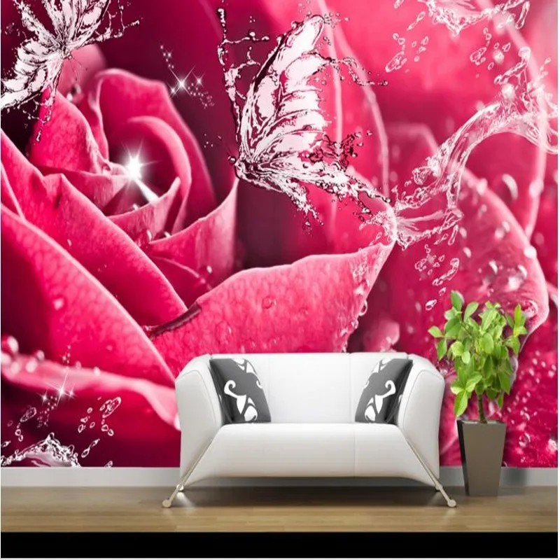 3D обои для гостиной спальни|custom wallpaper|wallpaper waterwallpaper custom |