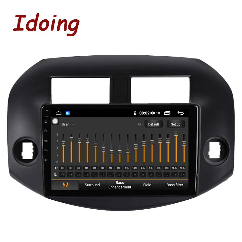 Idoing 10," 4G+ 64G 2.5D ips Восьмиядерный 1 Din автомобильный Радио Android 8,1 мультимедийный плеер подходит для Toyota RAV 4 2007-2011 gps навигация 3g