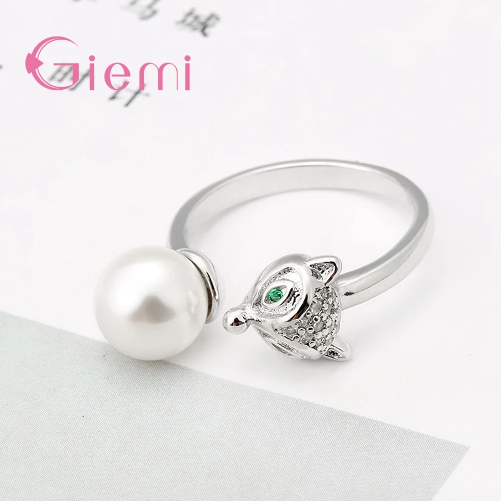 Женское кольцо из серебра 925 пробы с изменяемым размером|finger ring|fox ringrings for women |