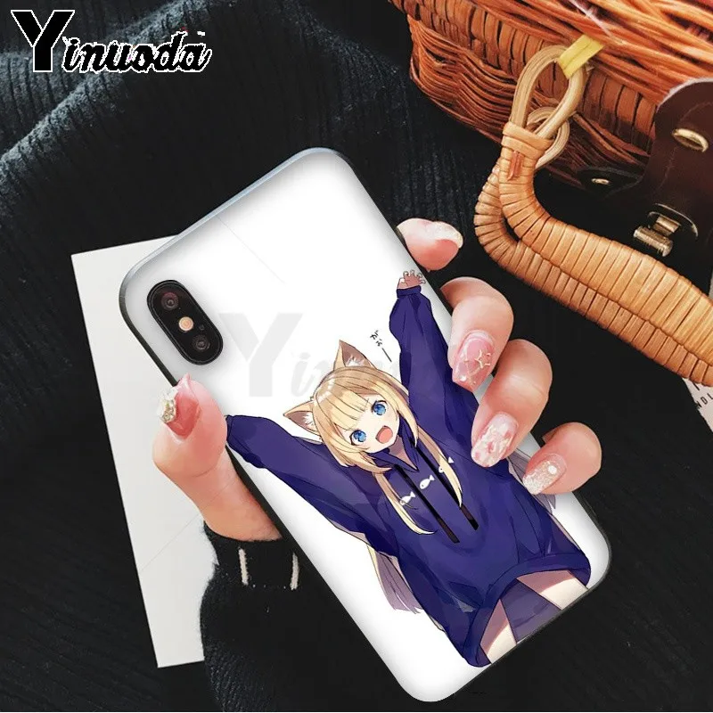 Yinuoda сексуальный мультяшный аниме каваи девушка кошка Новинка чехол для телефона