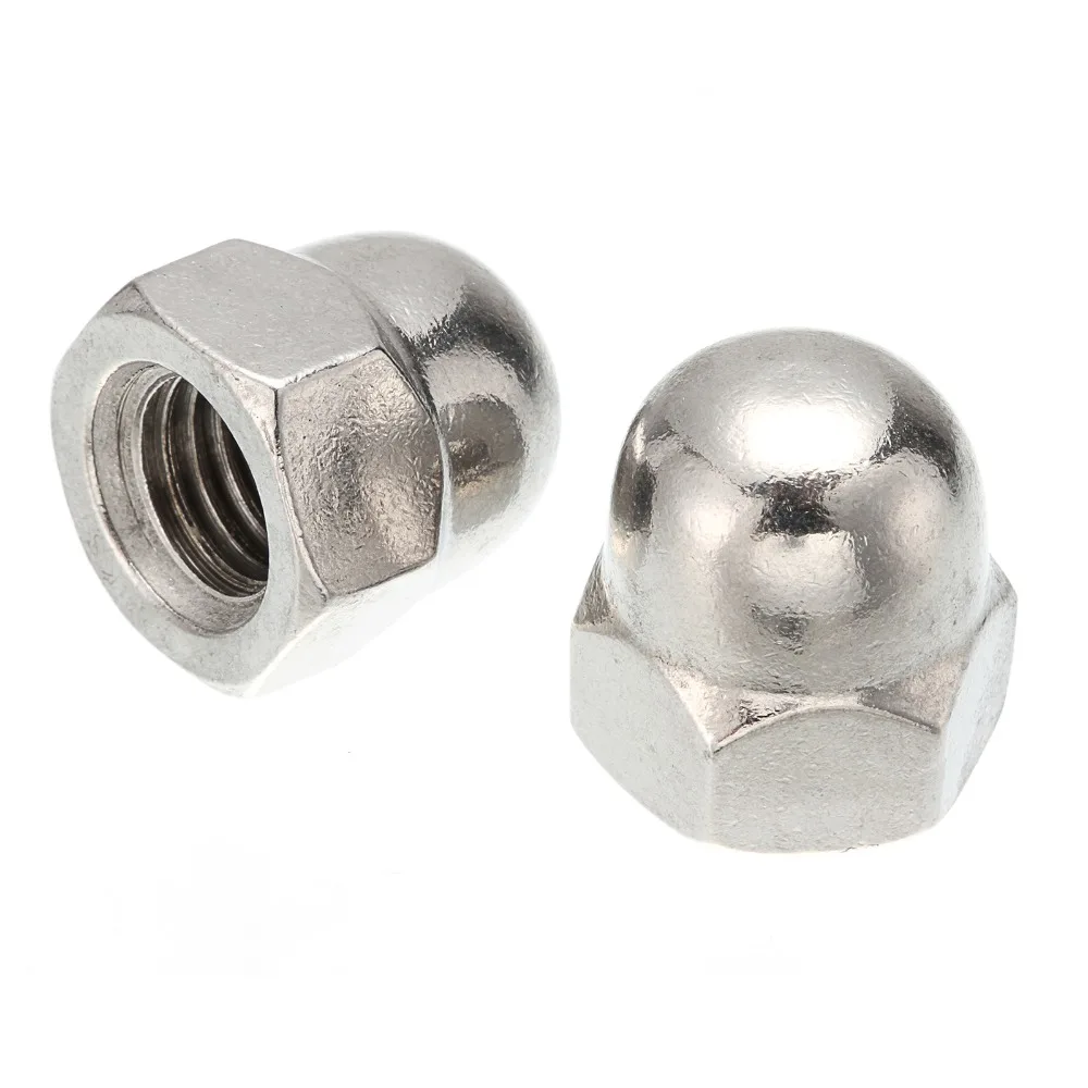 M5 * 10H M6 12H M8 15H M10 18H M12 22H M14 25H желузная гайка из нержавеющей стали 304 желудь колпачок