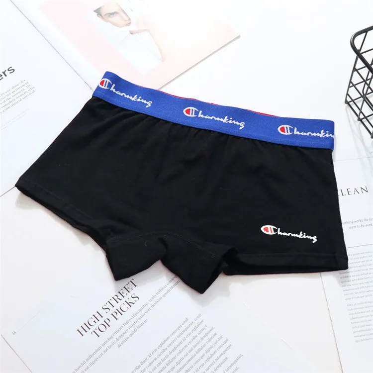 Нижнее белье для женщин мягкие хлопковые трусы-боксеры с принтом в виде букв M-2XL