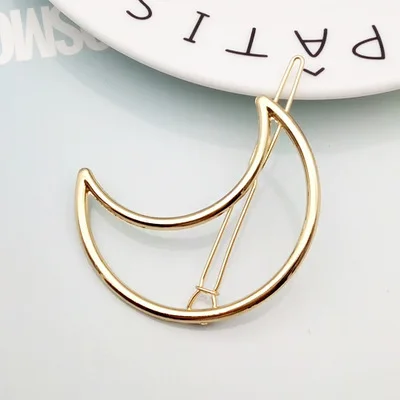 1 Pcs Sell Fashion Jewelry Clips Hairpins Hairpins Women Beautiful Plated Women The Stars Hair Clips Bridal Headdress - Окраска металла: 3