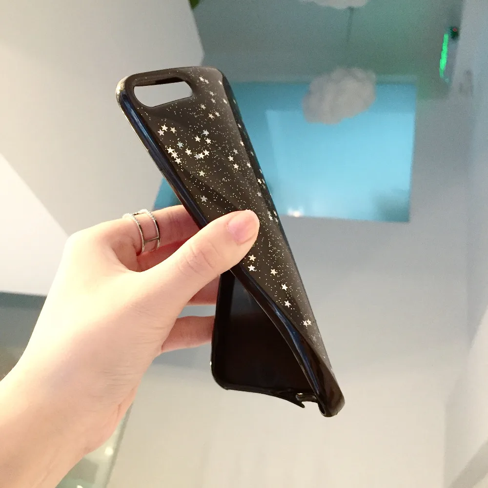 Чехол Coque для iphone 6 s Plus X 10 7 8 блестящие мягкие чехлы со звездами чехол XS Max XR 5