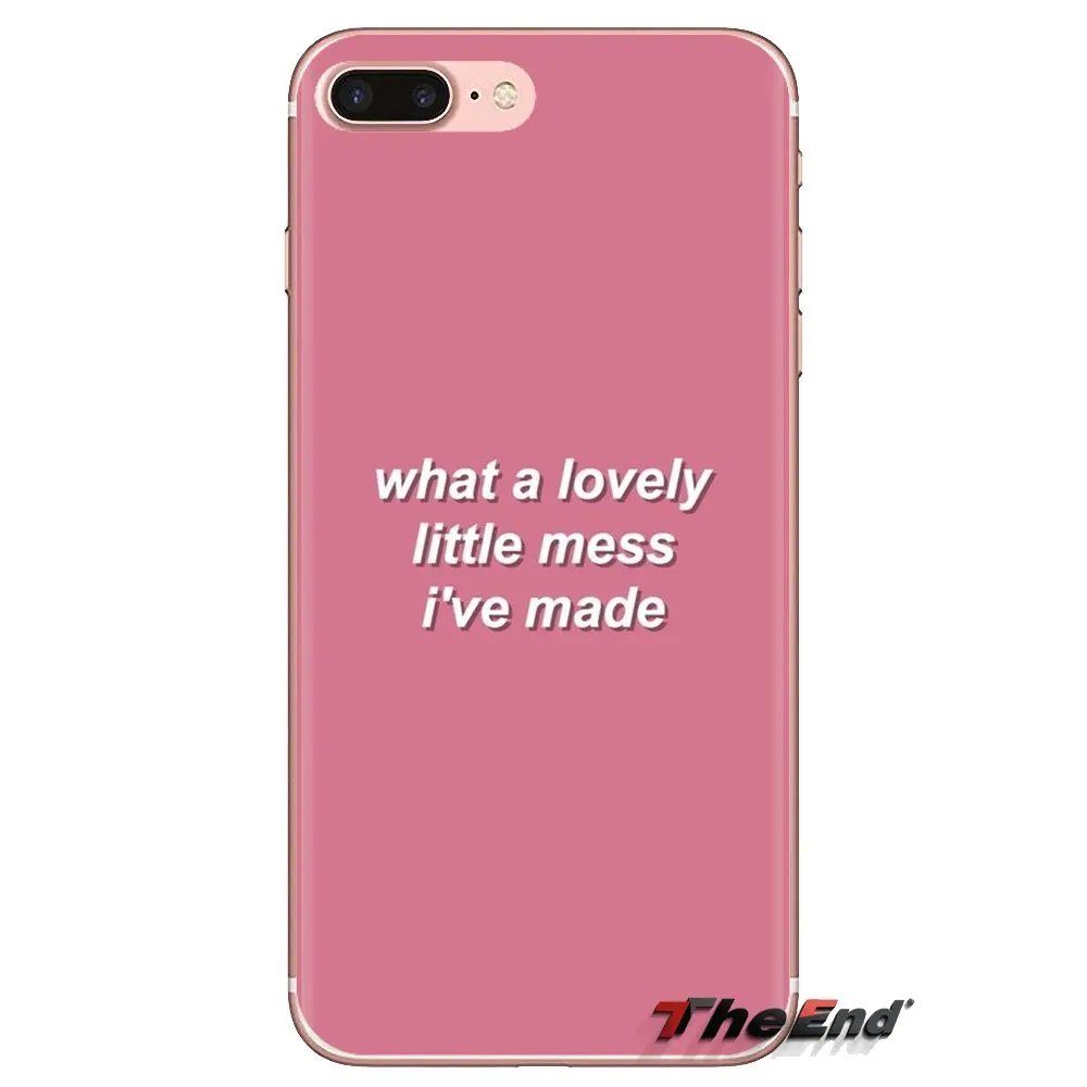 Pink &amp Grunge Default Layout Soft TPU Phone Case For Huawei G7 G8 P7 P8 P9 P10 P20 P30 Lite Mini Pro P Smart Plus 2017 2018 2019 |