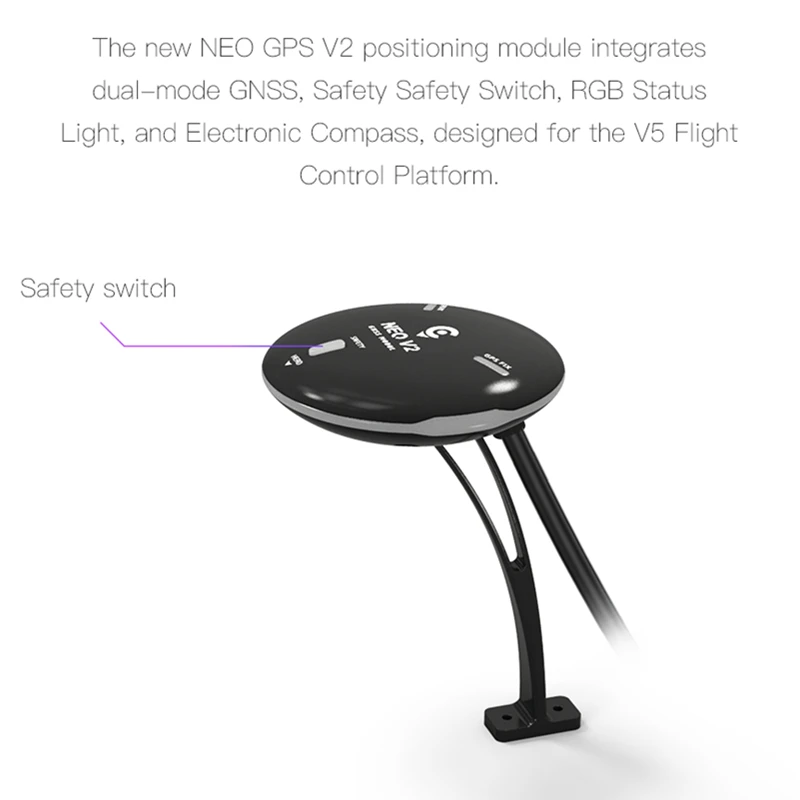 GPS модуль CUAV Ublox NEO M8N с корпусом подставка Компас для контроллера полета Pixhack V5 + Plus