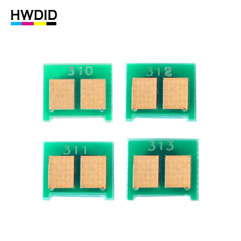 HWDID 4 шт. CE310A 310 CE311A CE312A CE313A 126A чип сброса тонера для HP CP1025 CP1025nw M275mfp M175a M175nw M275a