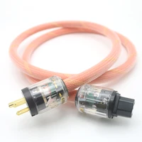 preffair hifi d505 5n occ ac power cord cable us power plug cable power wire hifi supply cable