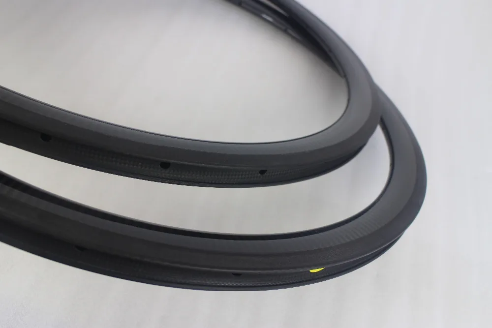 38MM depth 20/24 3K Twill glossy road bicycle carbon rims front 20 rear 24 holes clincher tire type 23mm width for carbone wheel | Спорт и
