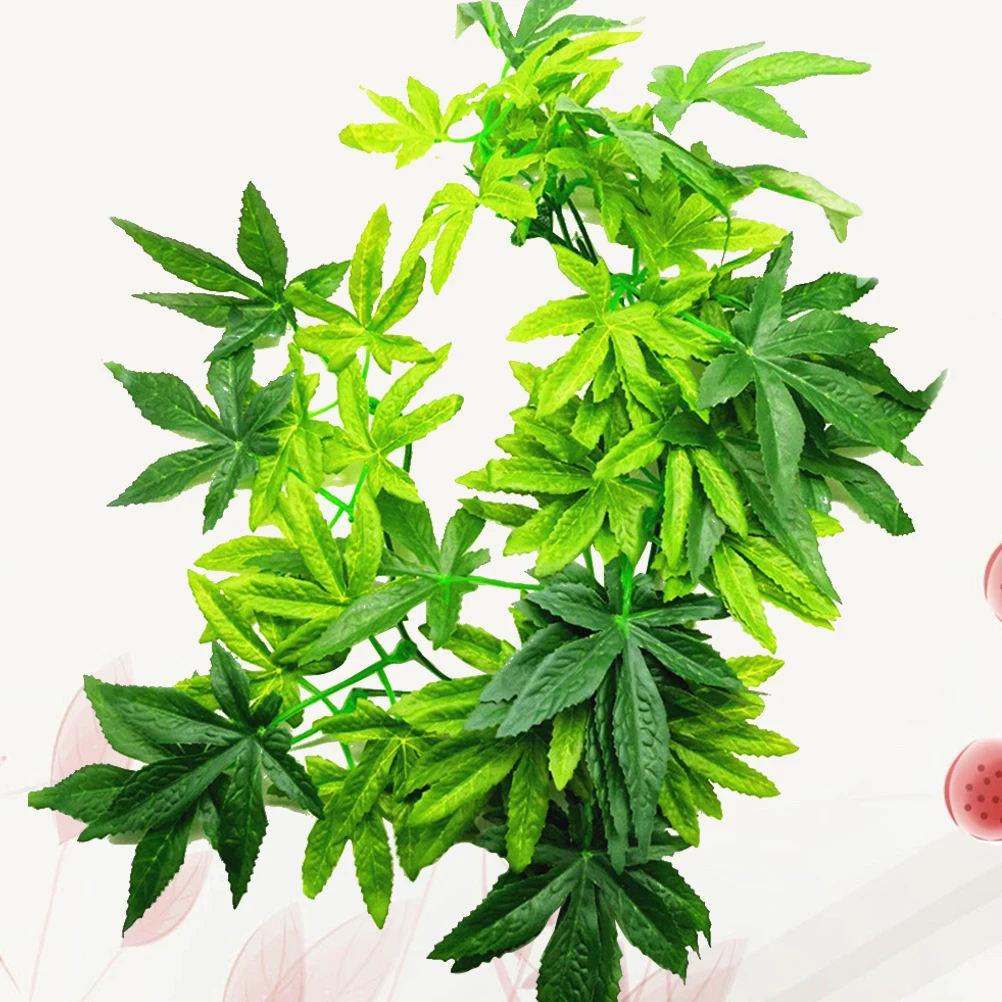 1 шт. аквариум для аквариума, реалистичное ландшафтное украшение для аквариума, искусственное подвесное водное растение, искусственное водное аквариумное растение