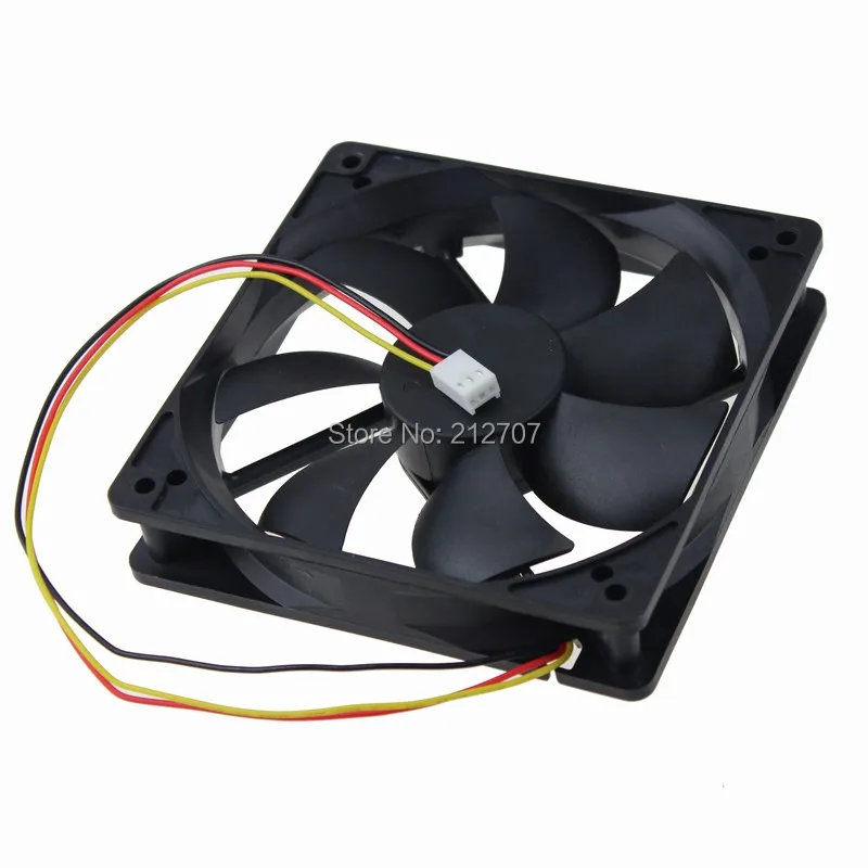 30Pcs Gdstime 120mm Case Cooling Fan Silent 120mm x 25mm 3Pin 12cm Computer Cooler Radiator