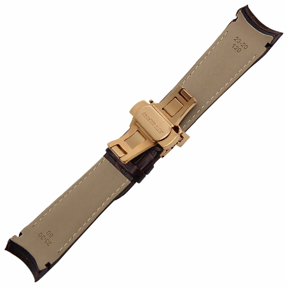 Итальянский ремешок из натуральной кожи для наручных часов Tissot Couturier T035 стальной