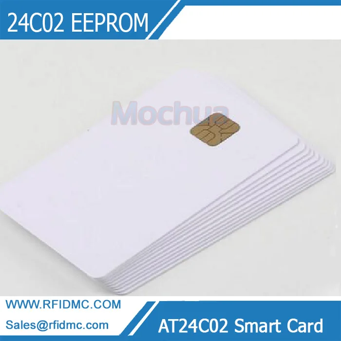 

Смарт-карта AT24C02, безопасная память 24C02 EEPROM, контактный чип, IC-карта ISO7816