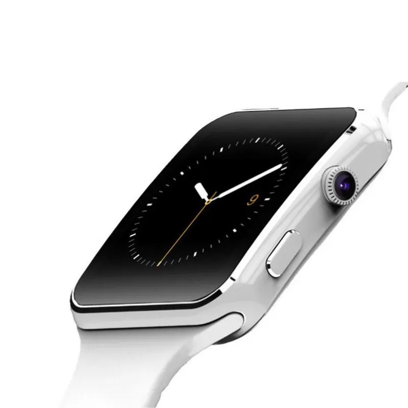 Bluetooth Смарт часы X6 спортивные Шагомер Smartwatch с камерой поддержка sim карты для iPhone
