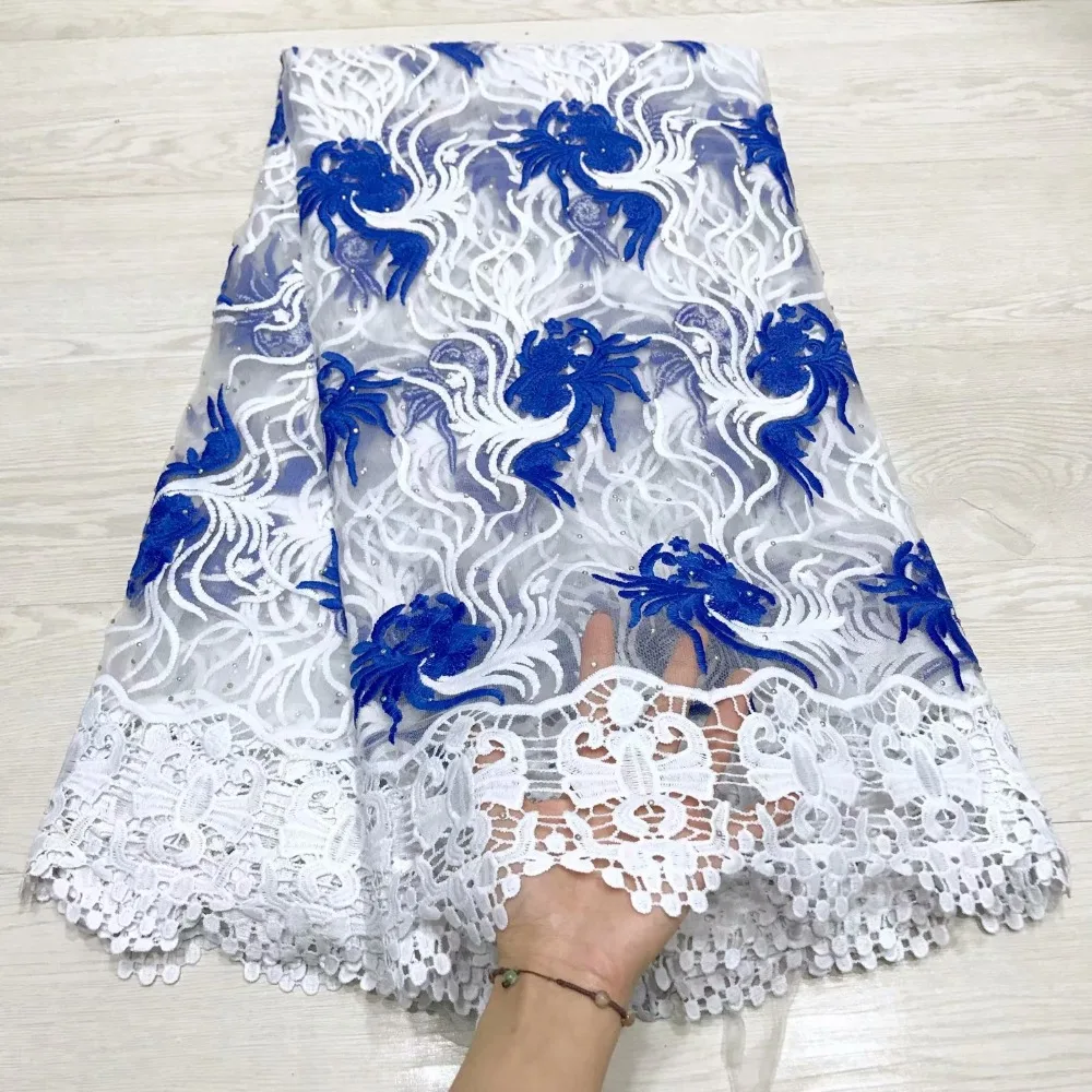 Французская нигерийская кружевная ткань высокого качества Тюль Африканский