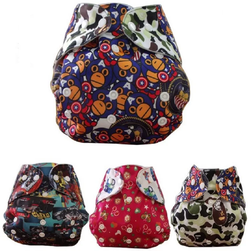 Детские подгузники тканевые с карманом и многоразовые без вставки NB024|diaper price|diaper