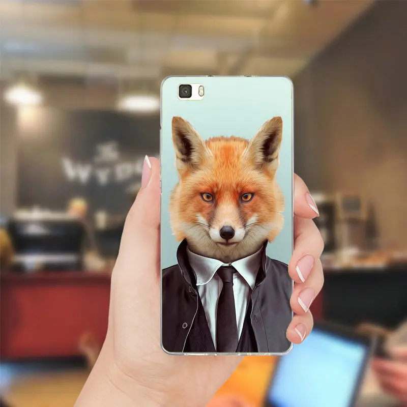 Животных Пудель Зебра Мышь Мягкие силиконовые ТПУ телефон чехлы для huawei P8 P9 P10 Lite