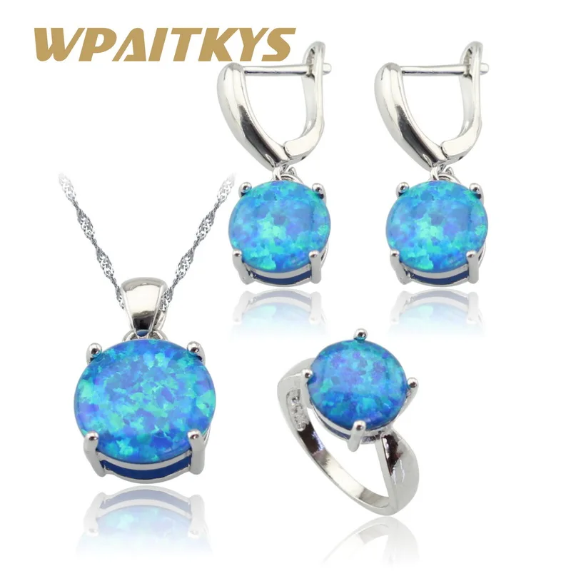 Комплект из колье серёг и кольца с опалом|colorful jewelry sets|jewelry sets for womenjewelry |