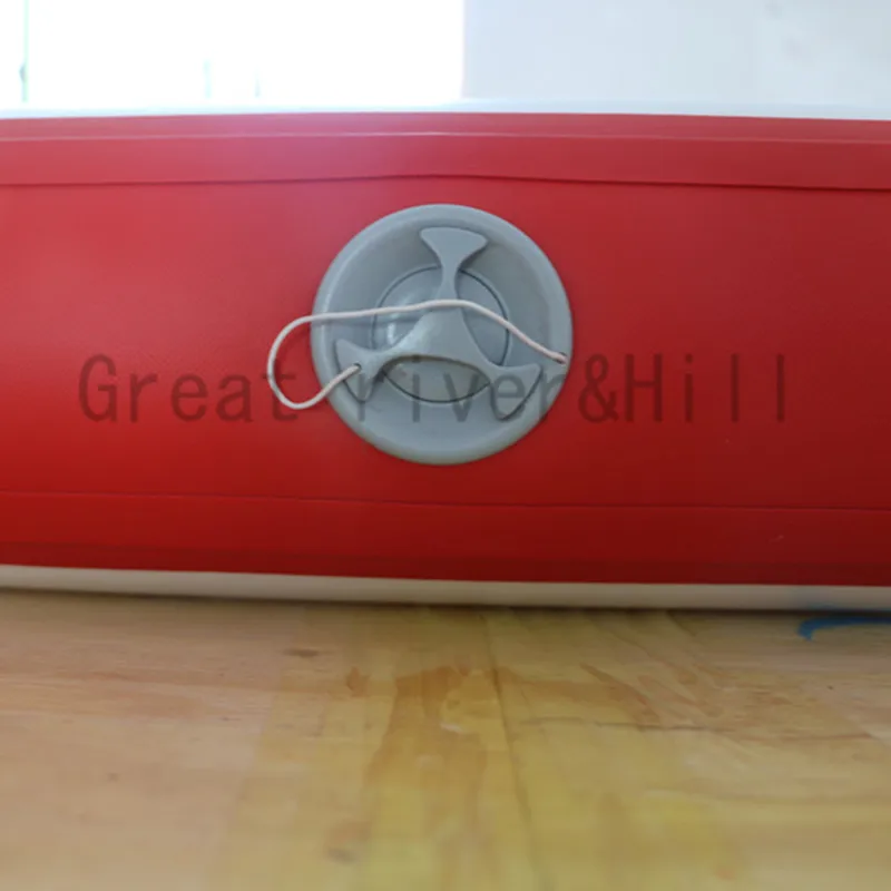 Great river hill gym mat inflatable air track not deformed red 10m x 1.5m 0.1m | Спорт и развлечения