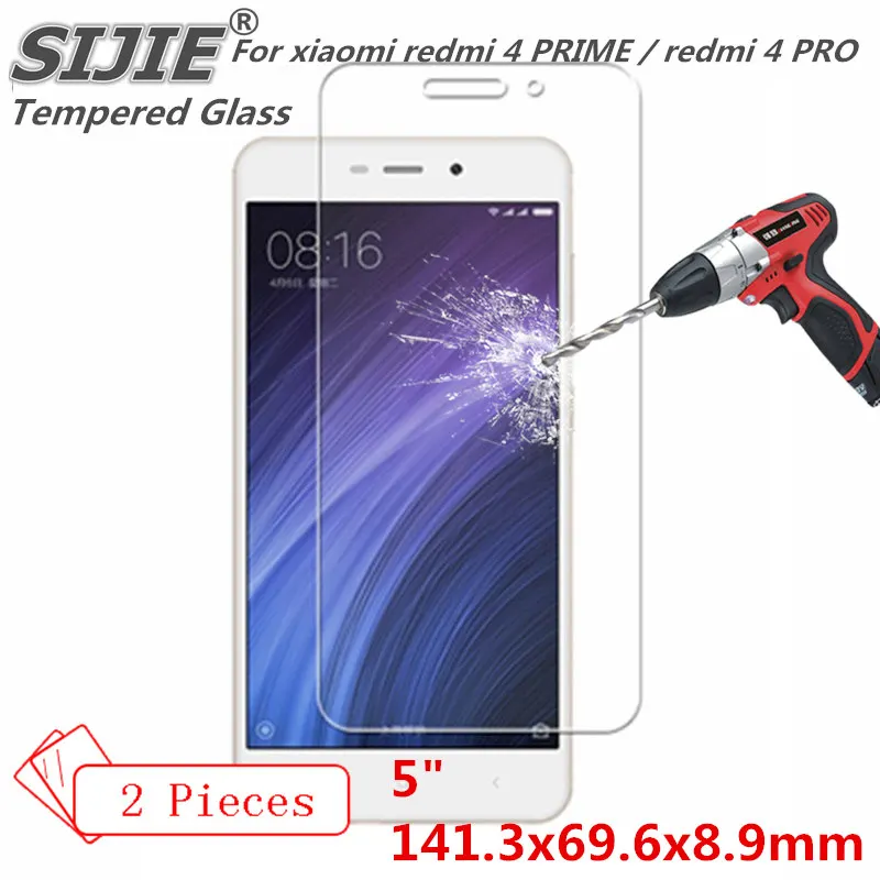 2 шт. закаленное Стекло для Xiaomi Redmi 4 PRIME Pro cover крышки 4Pro Премьер Экран Mi защитный 5