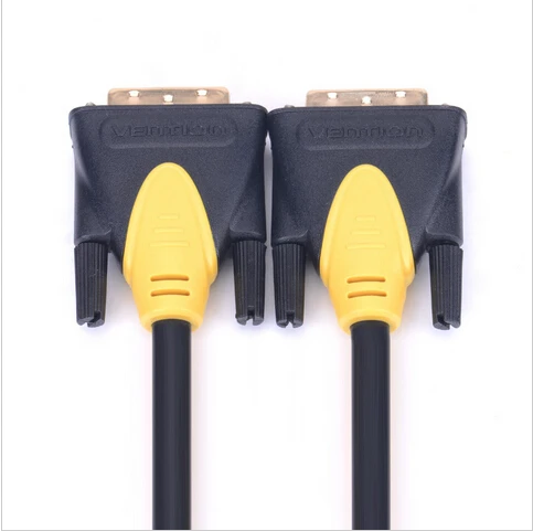 Vention кабель DVI 1 м/1 5 м/2 м/3 м/5 м (24 + 1) pin Кабель-адаптер Dual Link цифровой M/M для ПК