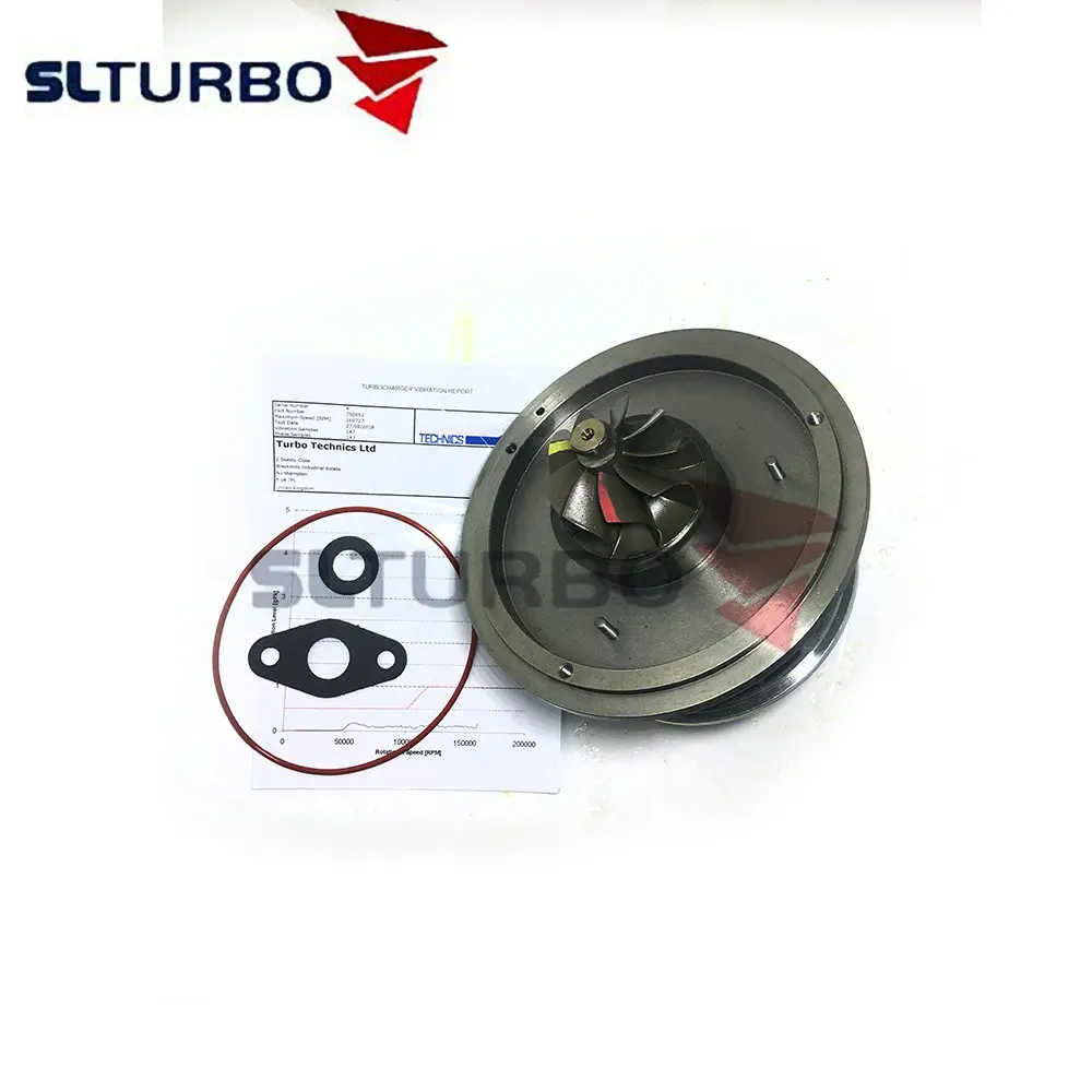 Для BMW 120D E87 163HP 120 кВт 2.0D M46TU турбина CHRA сбалансированный 750952 0013 0014 картридж 0017
