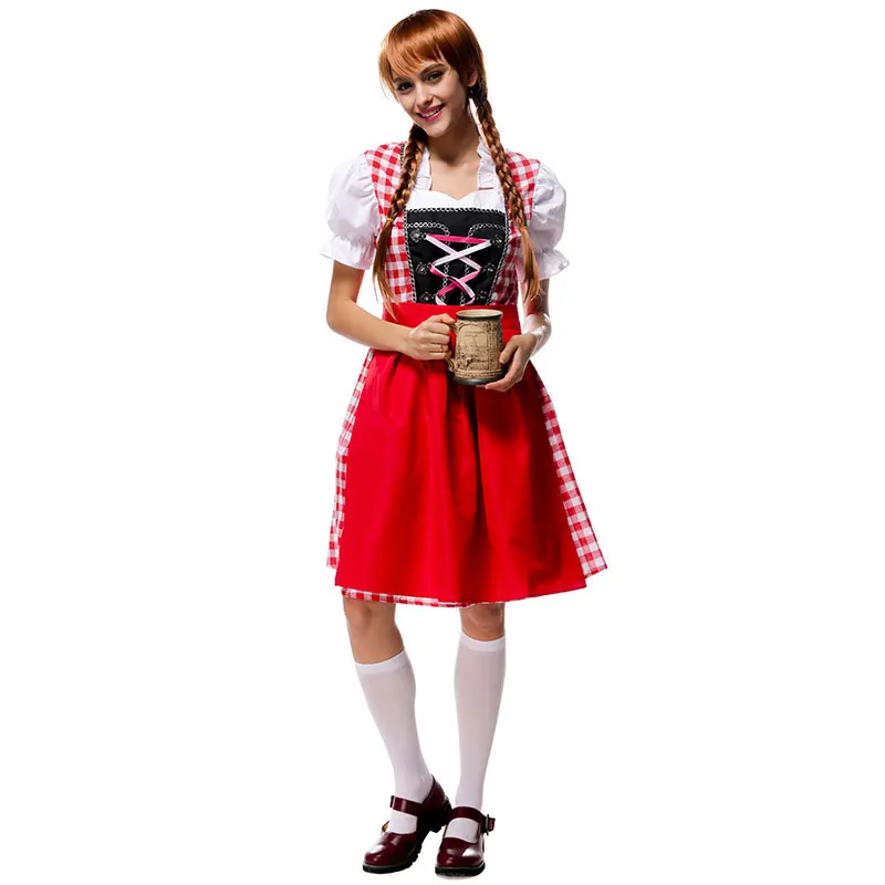 Костюм горничной для Хэллоуина баварского Октоберфеста|dress cosplay|cosplay hatcosplay alice |