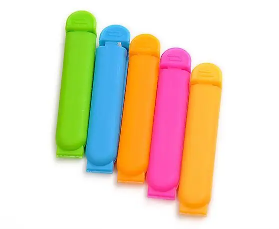 

Wholesale 4000PCS/lot Family Essential Keep Innovation Of Food Fresh Plastic Sealing Clip Simple