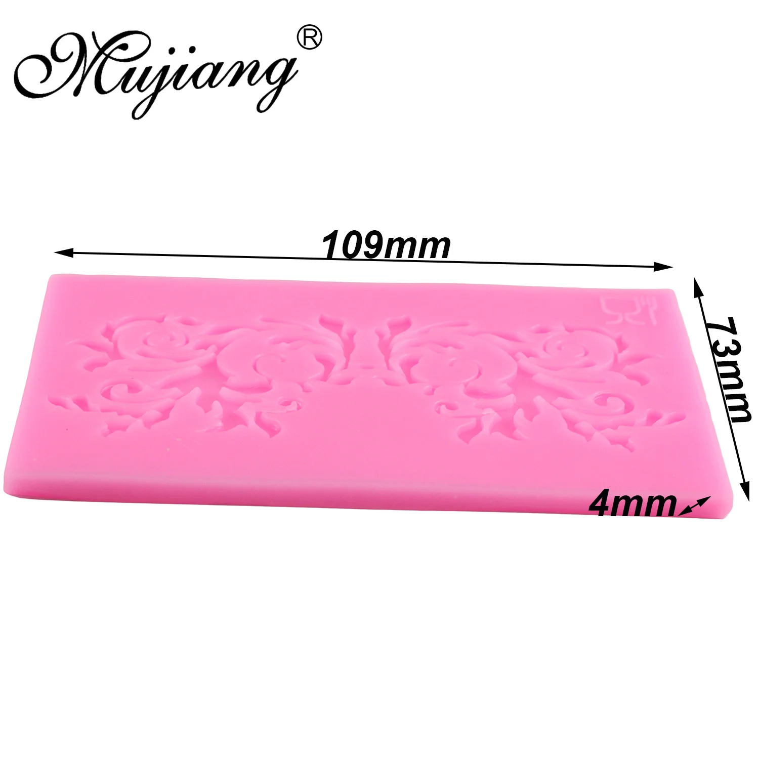 Mujiang кружевная лоза силиконовые формы для выпечки кухни конфет шоколада листьев