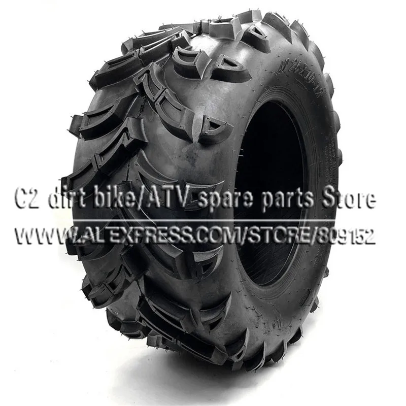 12 дюймов ATV шины на 25X10-12 шины четыре колеса vehcile внедорожный мотоцикл для китайских 150cc 200cc 250cc большие ATV колеса диски