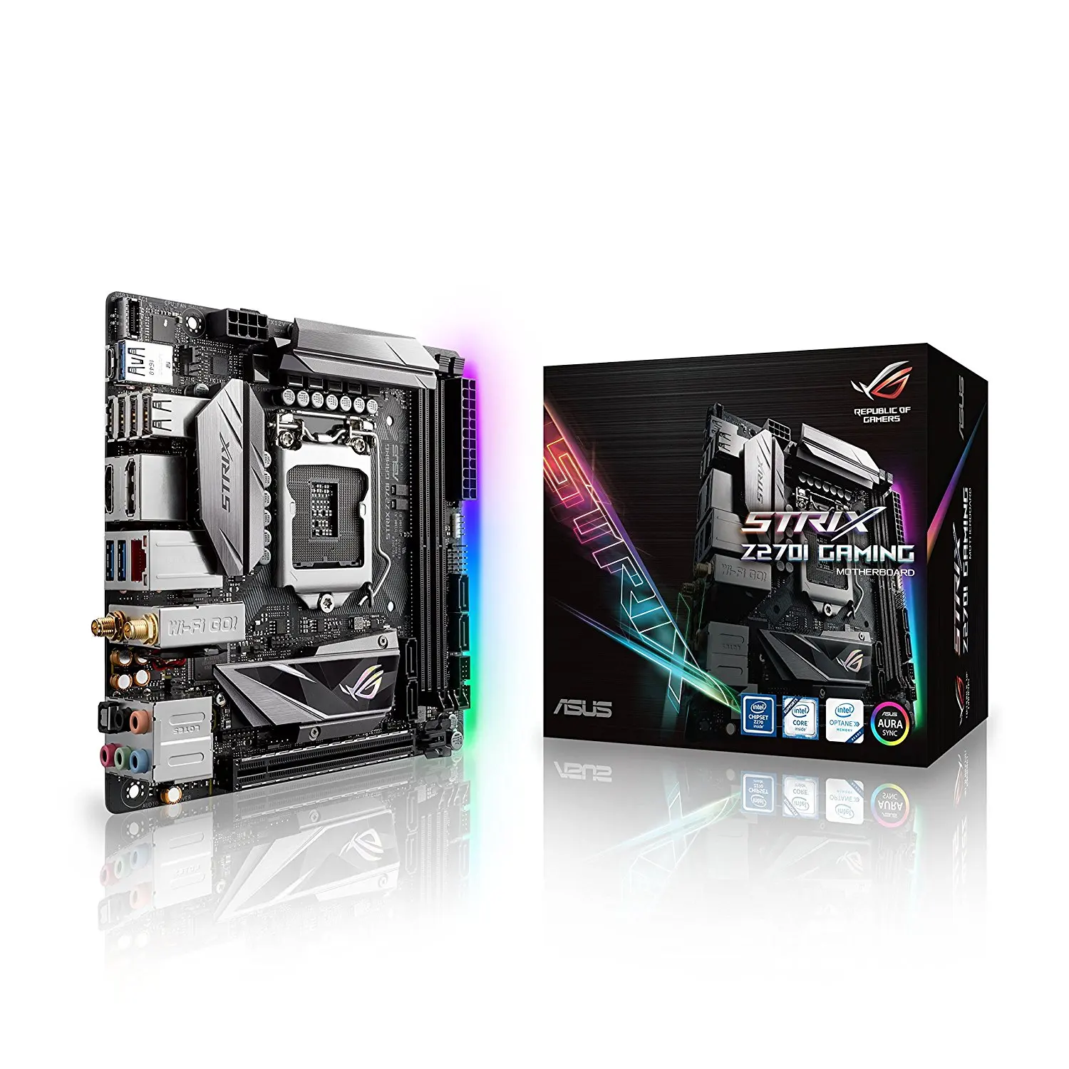 Игровая мини-плата Asus ROG STRIX Z270I | Компьютеры и офис