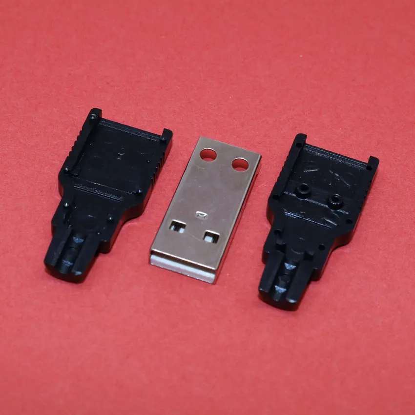 ChengHaoRan 1 комплект 3 в сделай сам USB 2 0 A штекер сборе адаптер Соединительный разъем