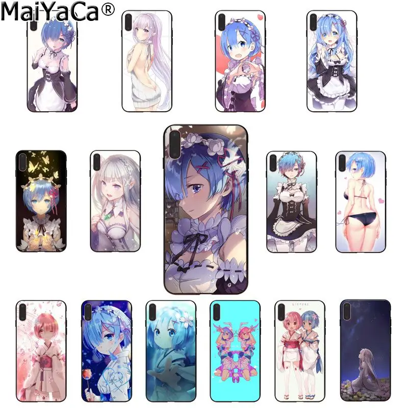 MaiYaCa Re zero новинка чехлы для телефона чехол Apple iPhone 8 7 6 6S Plus X XS MAX 5 5S SE XR